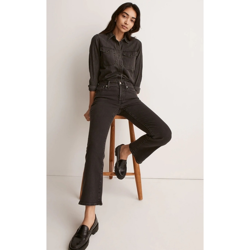 Madewell Black Ankle Cropped Pants
